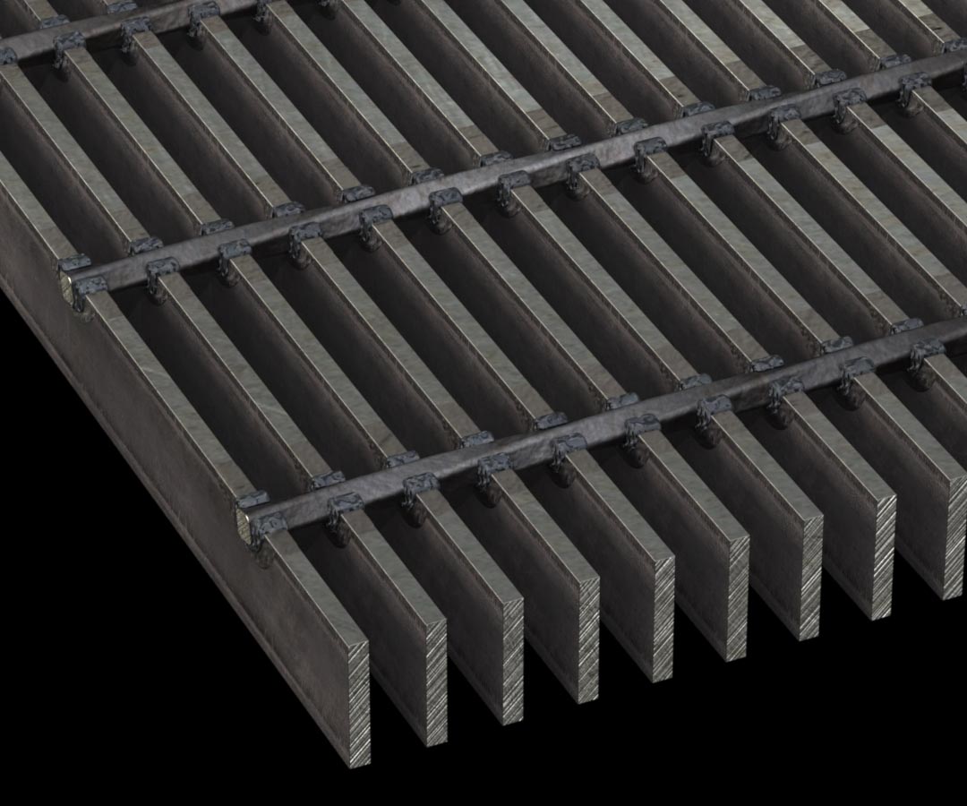 Bar Grating panel on a black background.