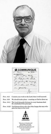 An image of Robert L. McNichols and his communique for McNICHOLS.