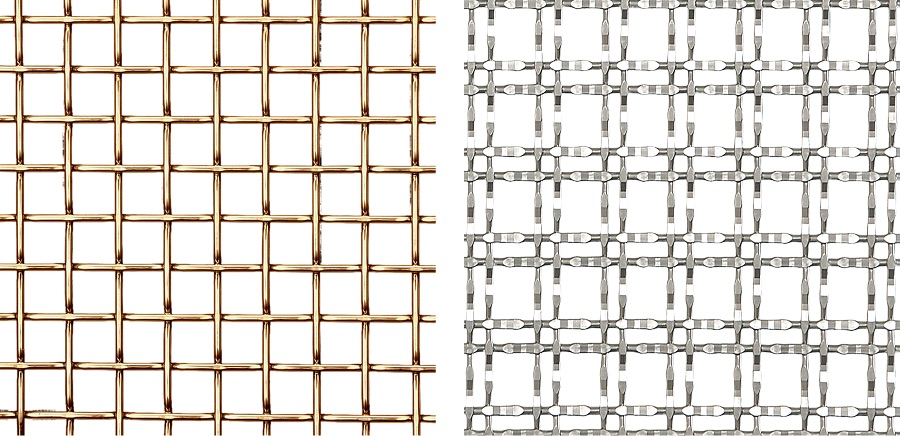 Designer Wire Mesh renderings for cabinet doors.
