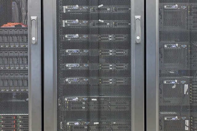 A data center server enclosed with Specialty Metals.