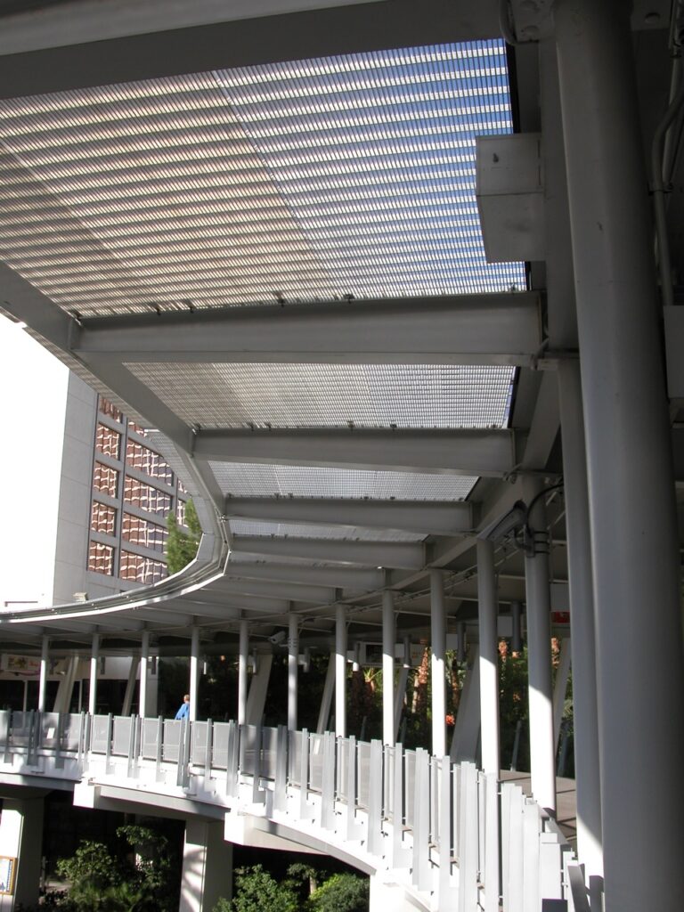 Bar Grating sunshade