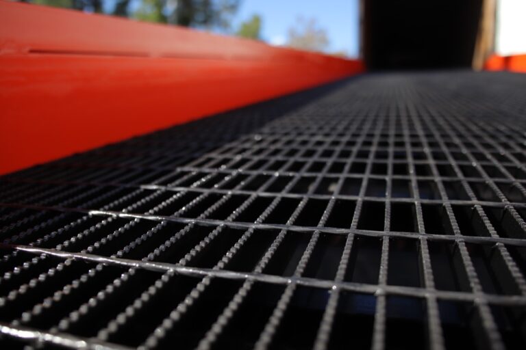 McNICHOLS® Serrated Bar Grating as seen on a ramp.
