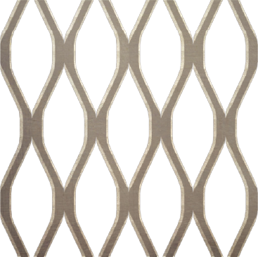 A rendering of Flattened Expanded Metal.