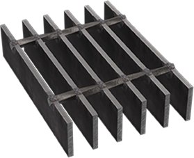 An isometric view of Bar Grating.