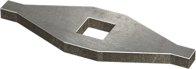 A rendering of a diamond anchor.