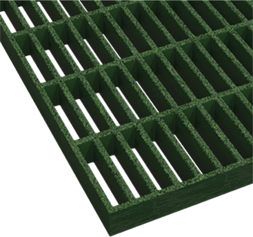 A rendering of Rectangular Molded Fiberglass Grating.