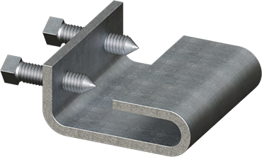 A rendering of a Mid-Support Clip.