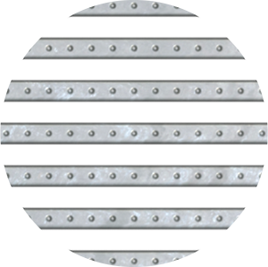 A rendering demonstrating GRATE-LOCK® surface texture.