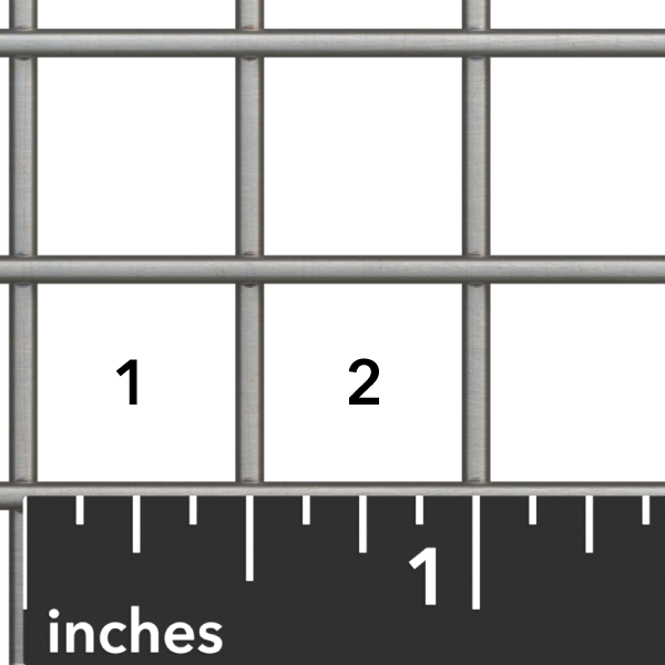 A diagram showing the measurement of Wire Mesh sizes.
