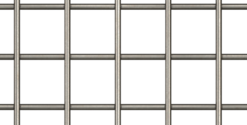 A rendering of a piece of Wire Mesh showing untrimmed random stubs.