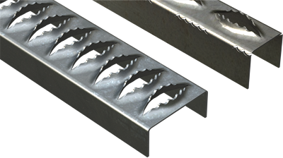 McNICHOLS® Plank Grating Ladder Rung Plank, GRIP STRUT®