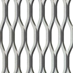 A rendering of Aluminum Expanded Metal.