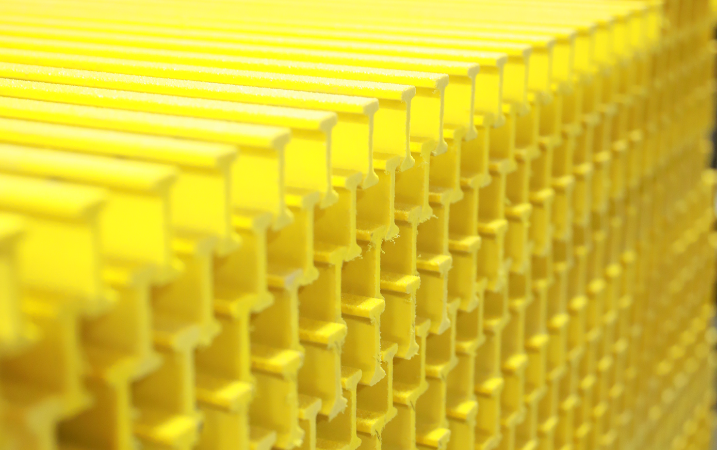 fiberglass product stacked in a McNICHOLS® Metal Service Center