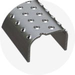 McNICHOLS® TRACTION TREAD™ Ladder Rung Plank with a Four-Row Button Top