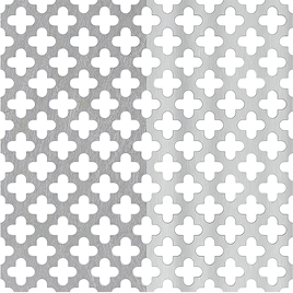 Designer Metal rendering with an anodized finish on half of the sheet.