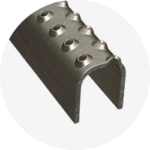 McNICHOLS® TRACTION TREAD™ Ladder Rung Plank with a Two-Row Button Top