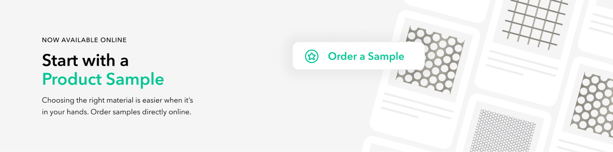 A graphic promoting the ability to order samples online.