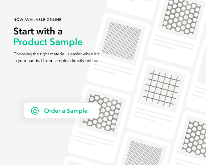 A graphic promoting the functionality of ordering samples online.