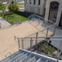 McNICHOLS® Press-Locked Bar Grating Stair Treads.