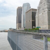 Expanded Metal Railing on Pier 15 in New York City, NY
