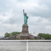 Flattened Expanded Metal Infill Panels on the Statue of Liberty Ferry