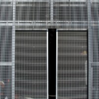 McNICHOLS® Swage-Locked Anodized Bar Grating siding on the Tampa River Center.