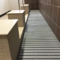 McNICHOLS® Pultruded T-Bar Fiberglass Grating drain.