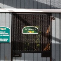 Flattened Expanded Metal Door Partition at Zoo Tampa
